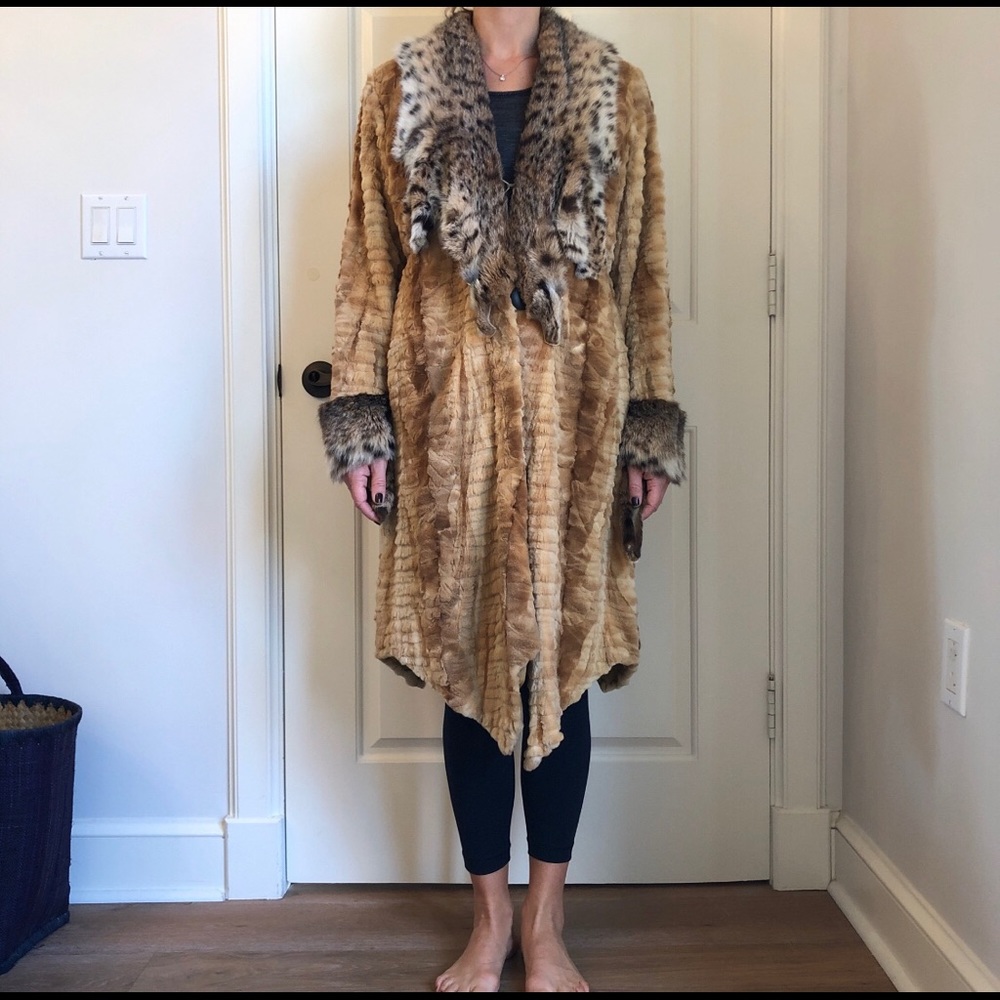 Mink fur coat